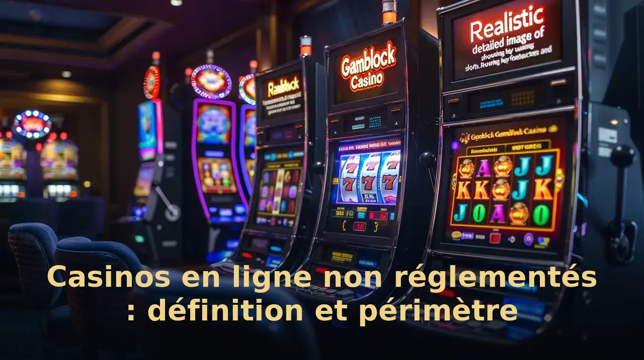 Casinos en ligne non réglementés : définition et périmètre