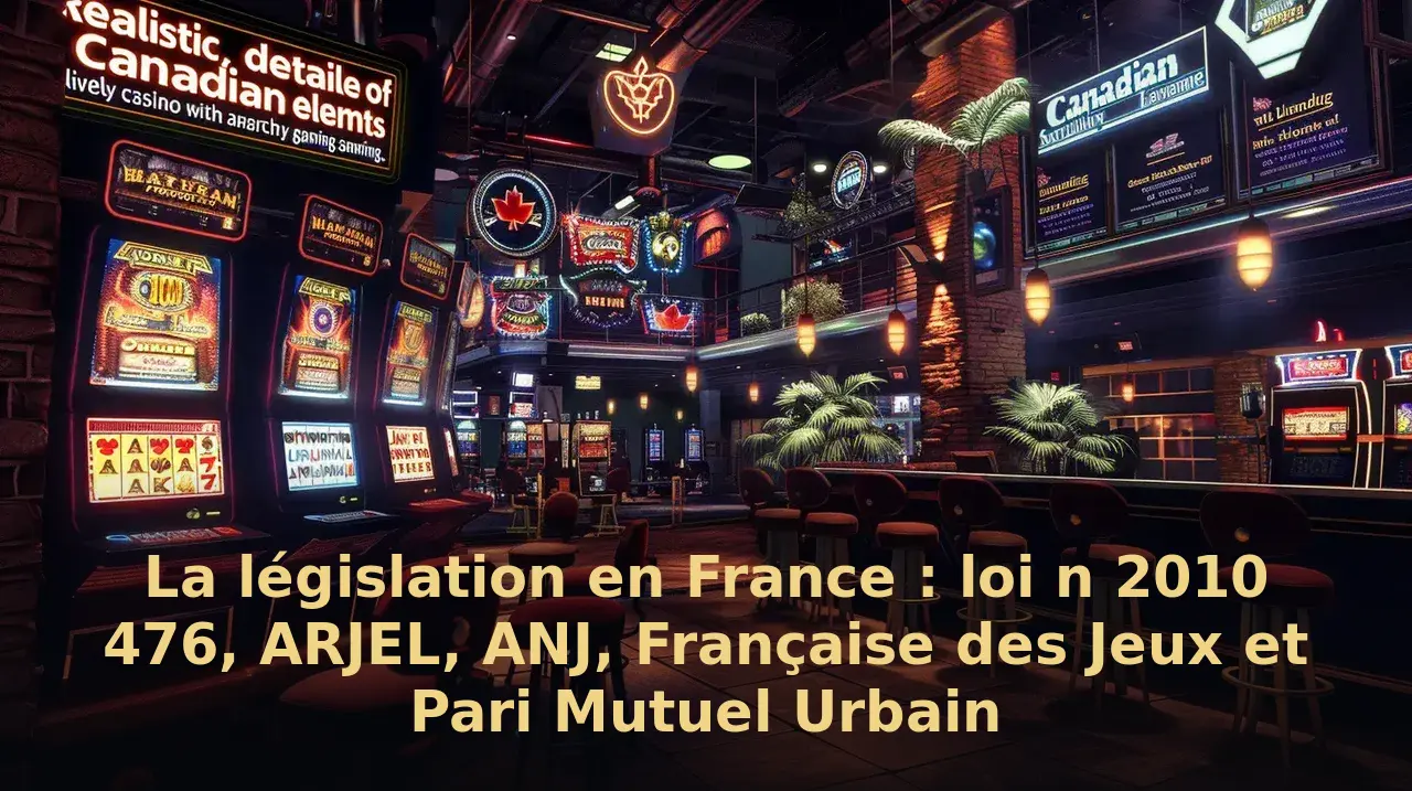 La législation en France : loi n 2010 476, ARJEL, ANJ, Française des Jeux et Pari Mutuel Urbain